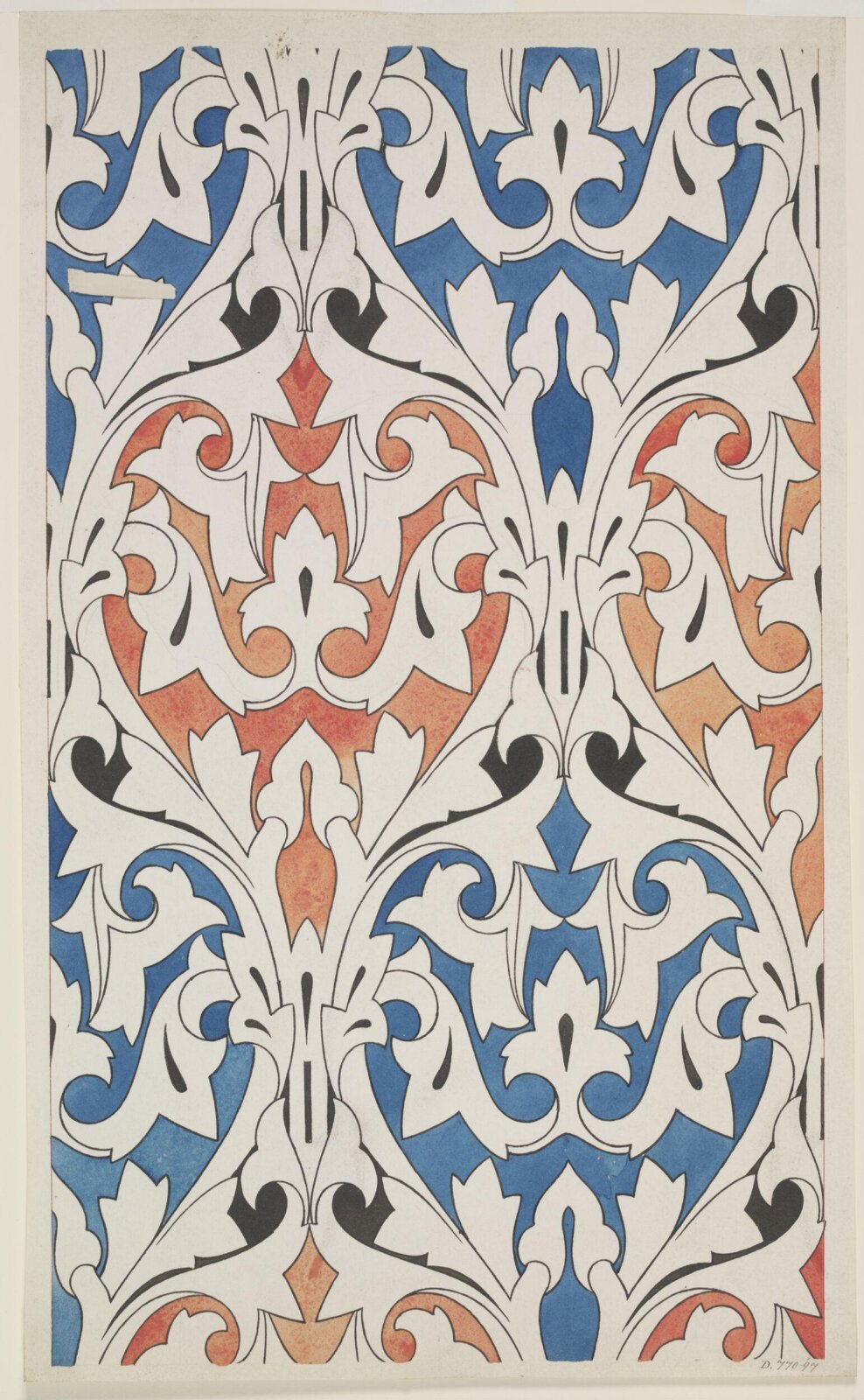 Drawing, Owen Jones, 1809-1874