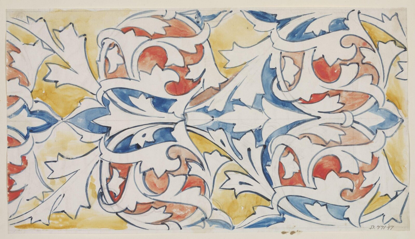 Drawing, Owen Jones, 1809-1874