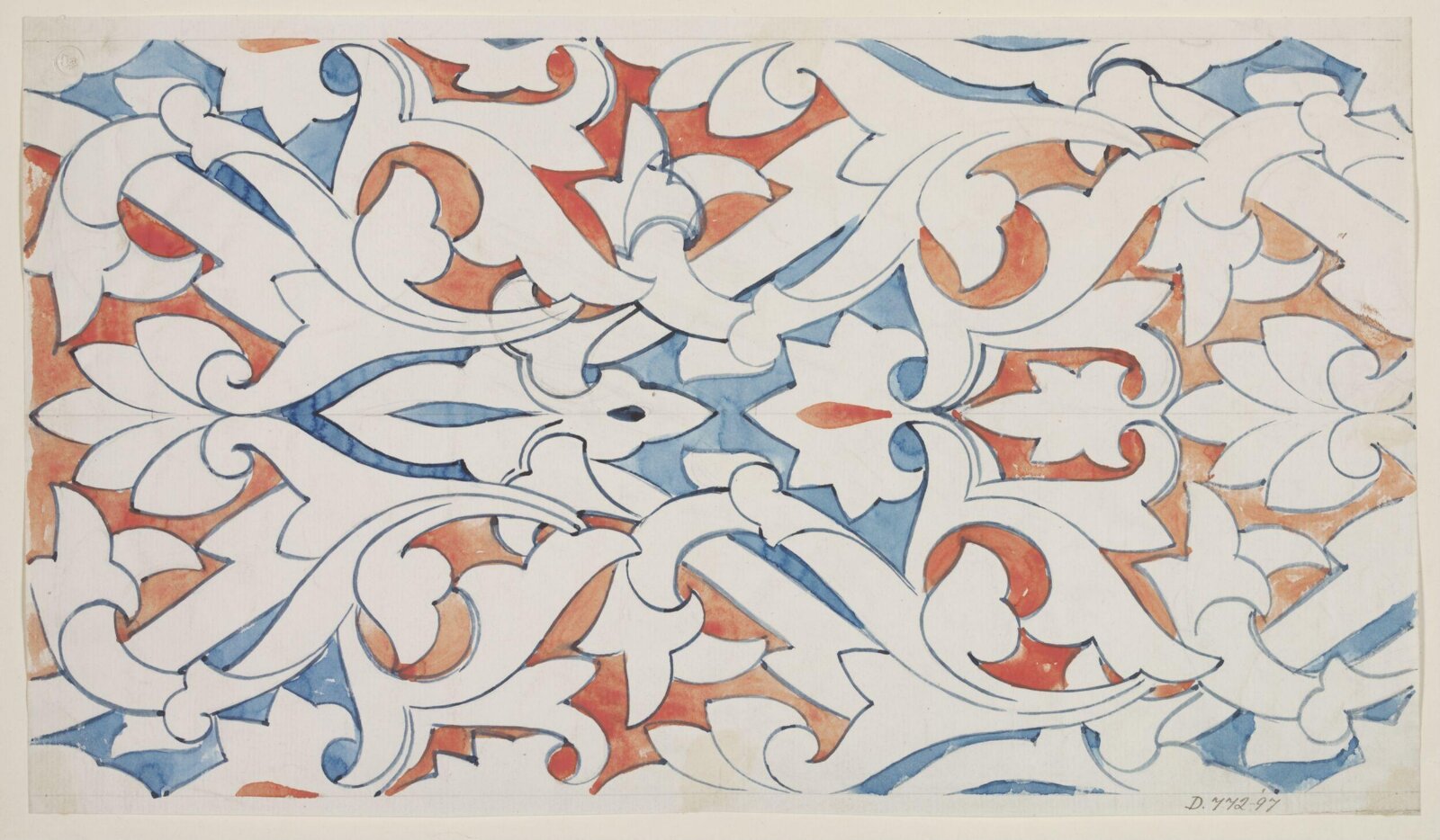 Drawing, Owen Jones, 1809-1874