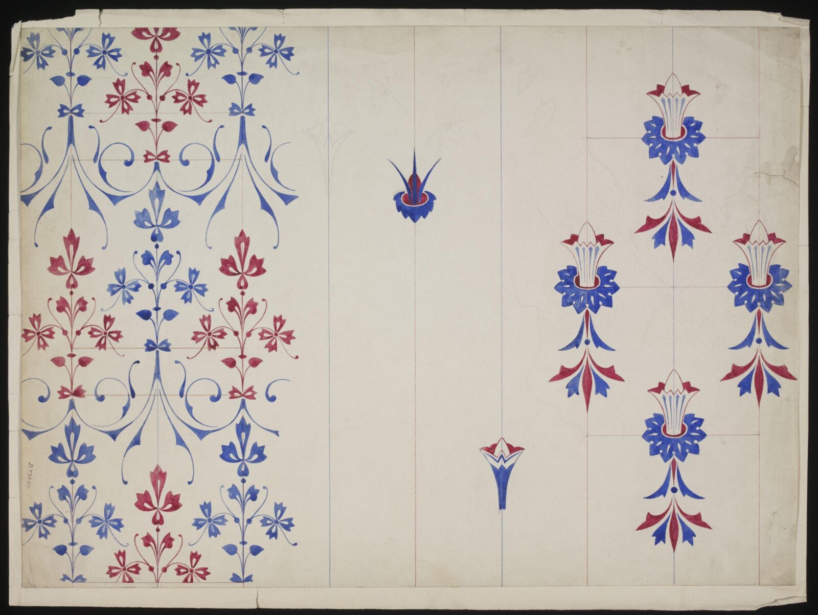 Drawing, Owen Jones, 1809-1874
