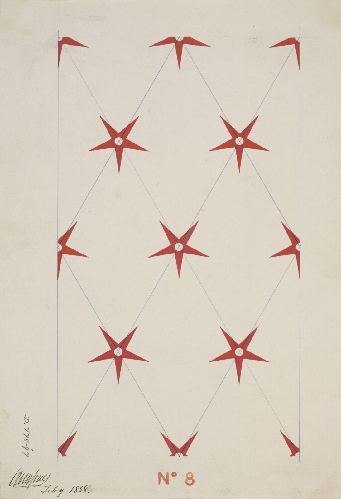 Drawing, Owen Jones, February 9th 1858