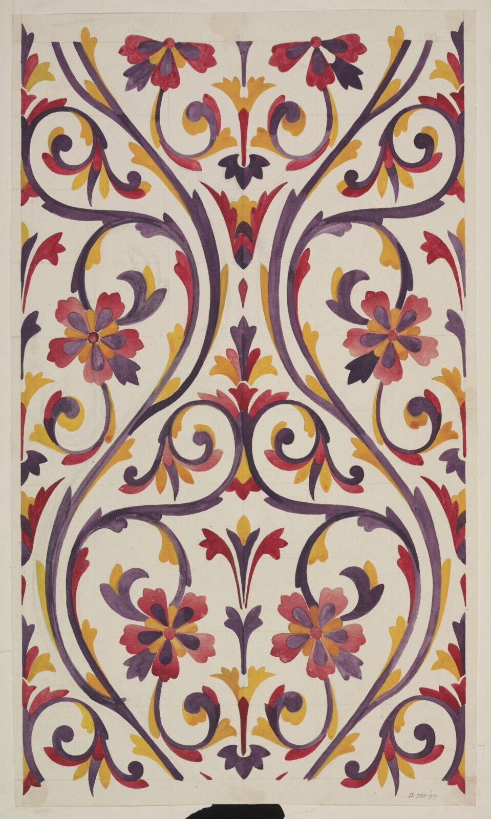 Drawing, Owen Jones, 1809-1874