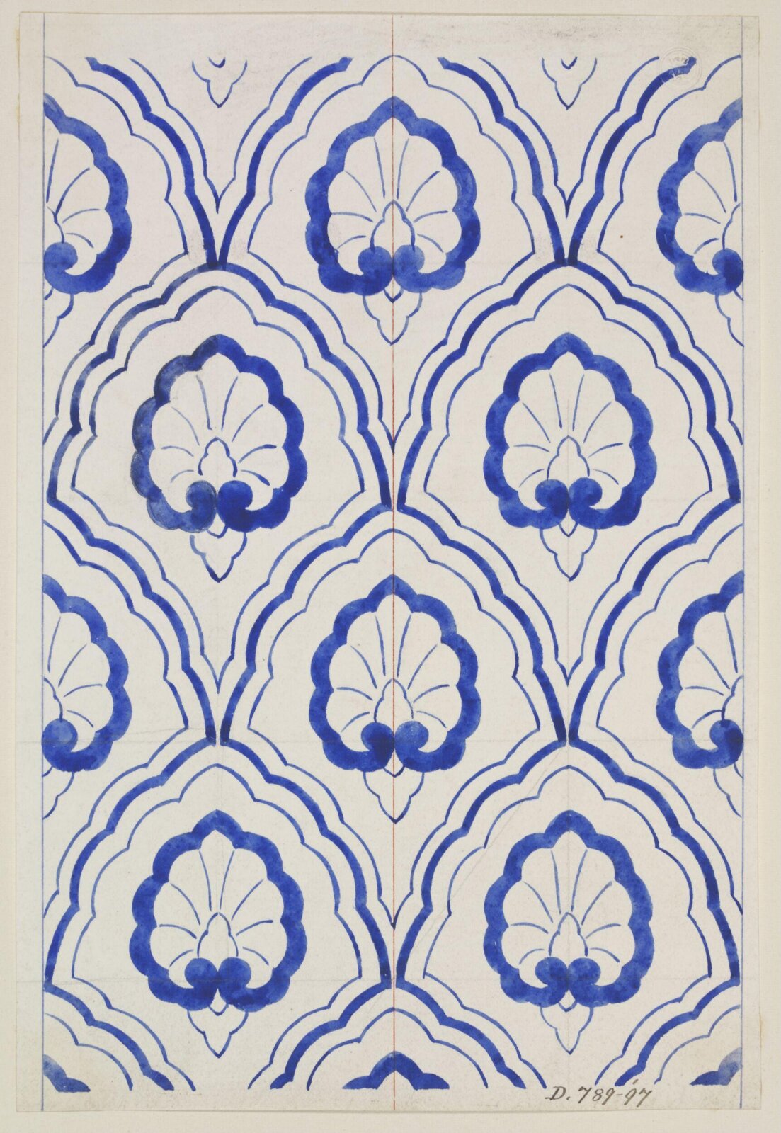 Drawing, Owen Jones, 1809-1874