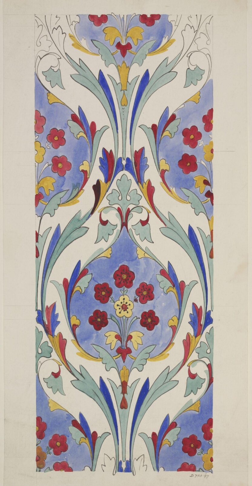 Drawing, Owen Jones, 1809-1874