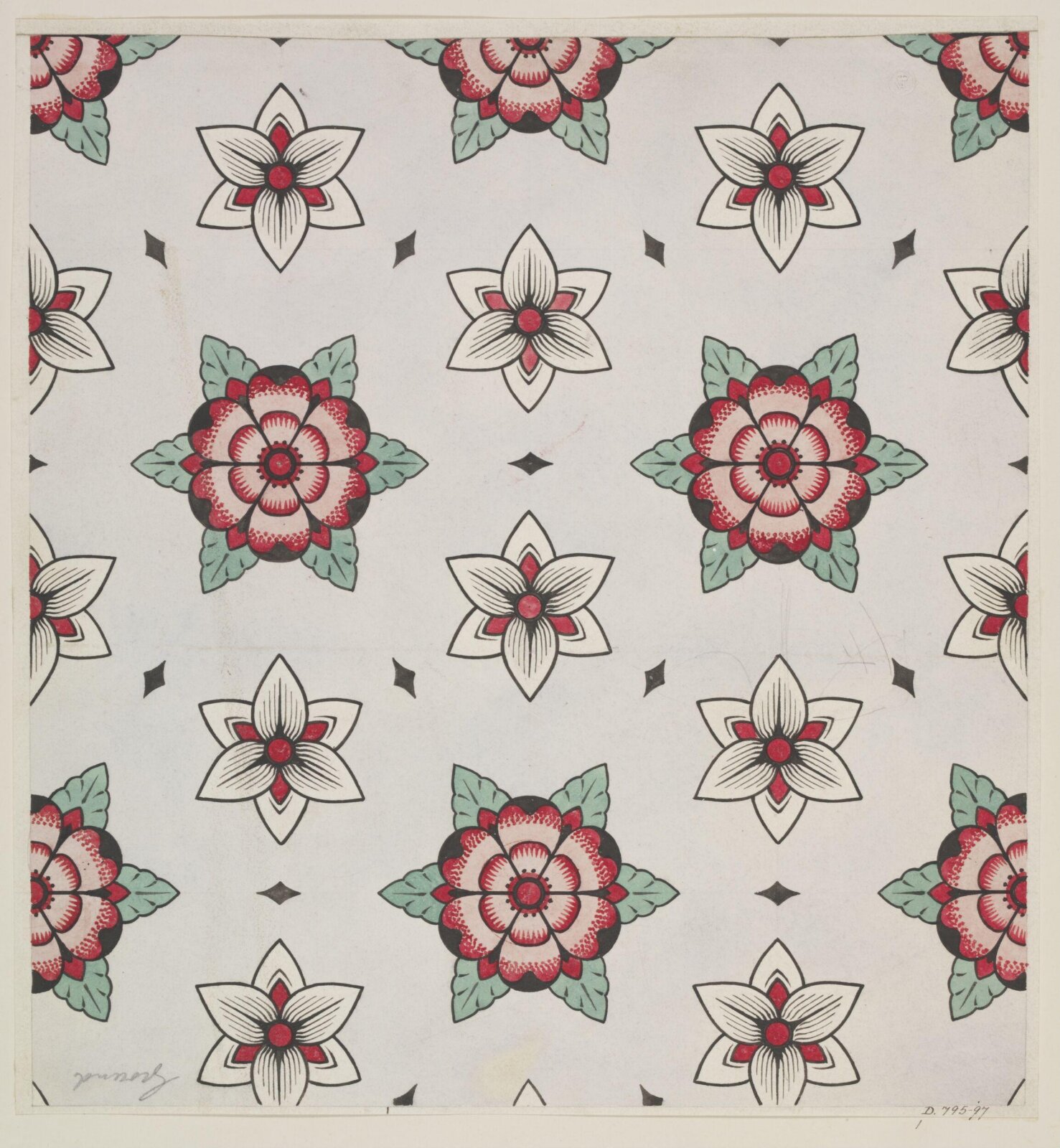 Drawing, Owen Jones, 1809-1874
