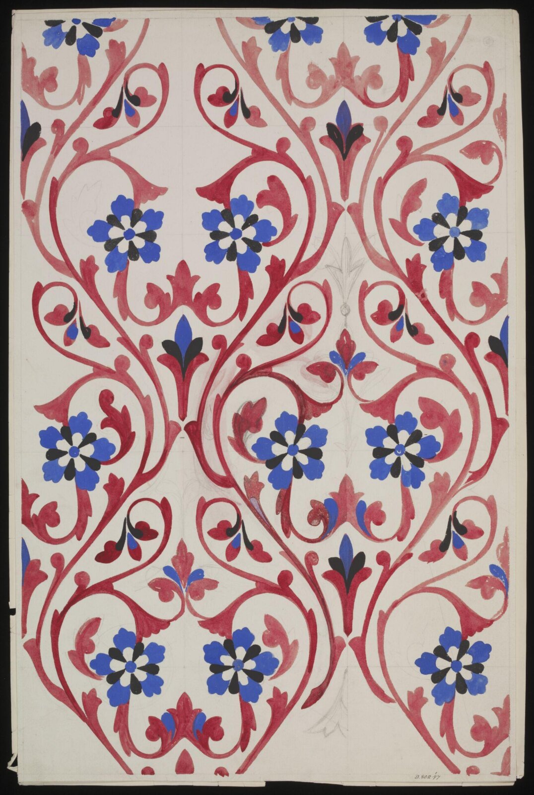 Drawing, Owen Jones, 1809-1874