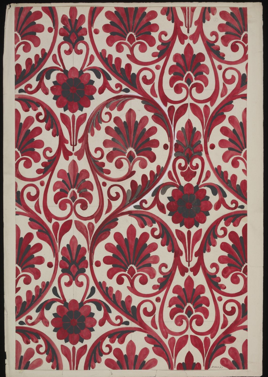 Drawing, Owen Jones, 1809-1874