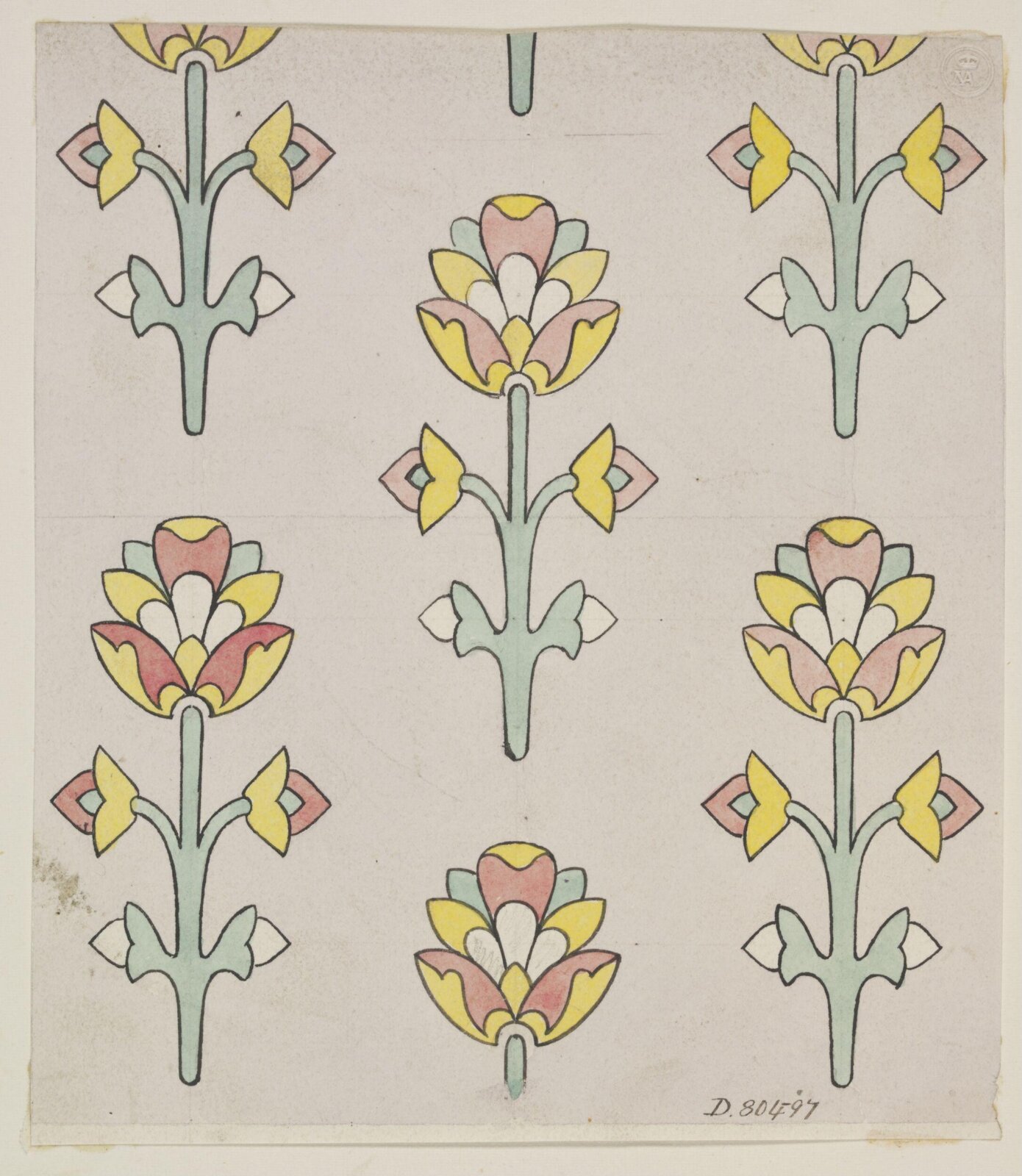 Drawing, Owen Jones, 1809-1874