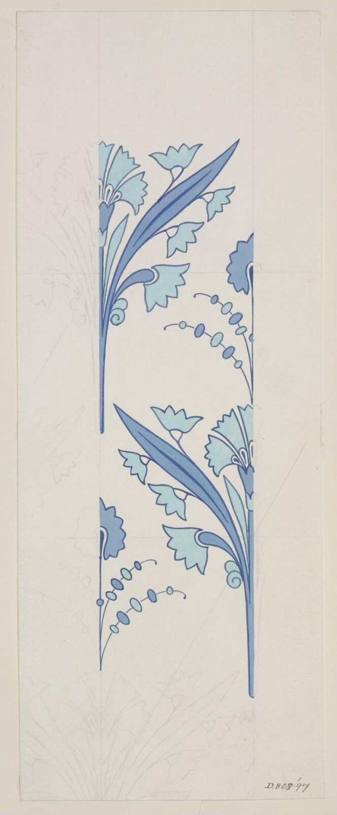 Drawing, Owen Jones, 1809-1874
