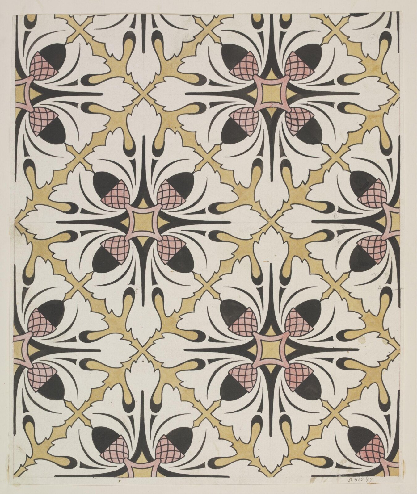 Drawing, Owen Jones, 1809-1874