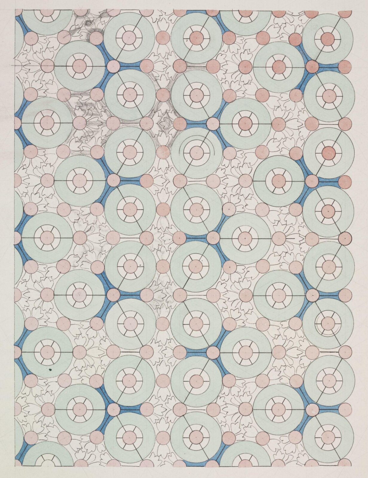 Drawing, Owen Jones, 1809-1874