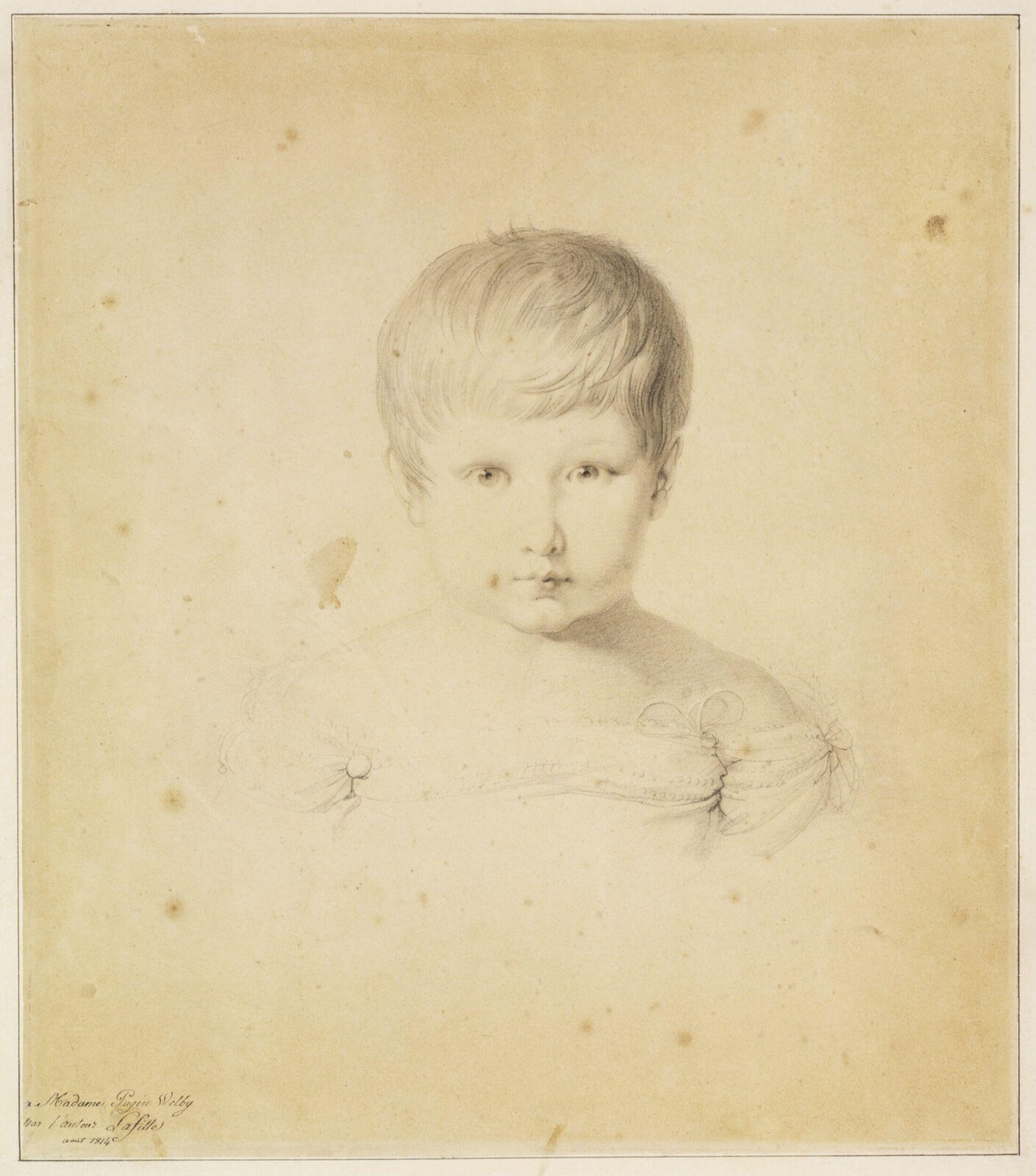 Drawing, Antonia Lafitte, 1814