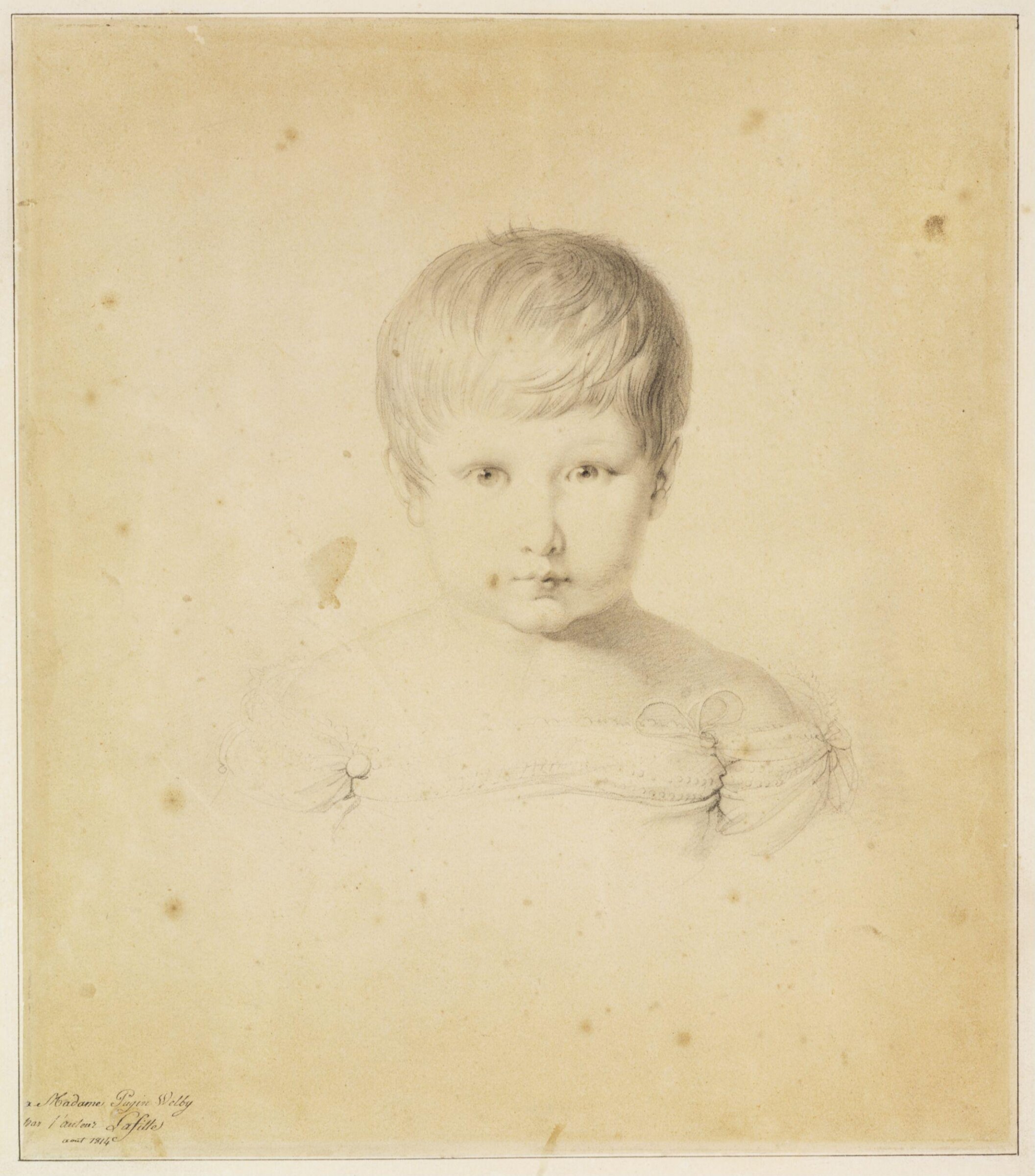 Drawing, Antonia Lafitte, 1814