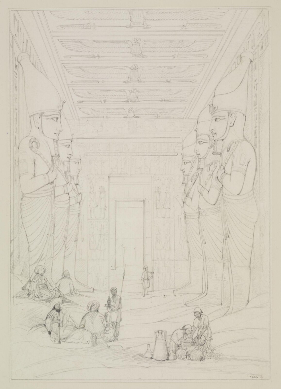 Drawing, Owen Jones, 19th century