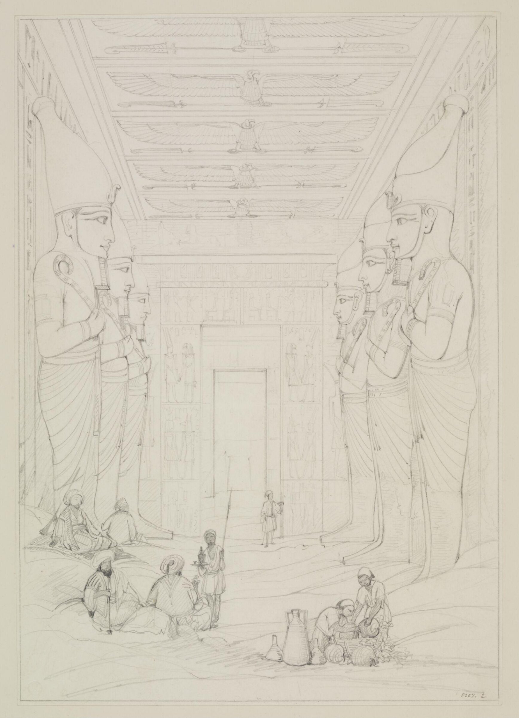 Drawing, Owen Jones, 19th century