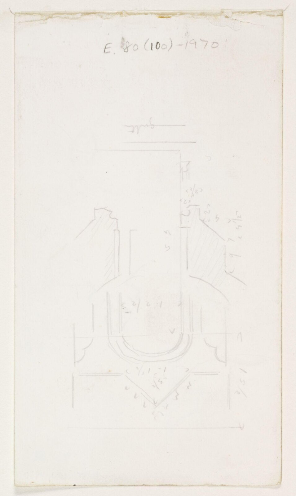 Drawing, A.W.N. Pugin, 1840-52