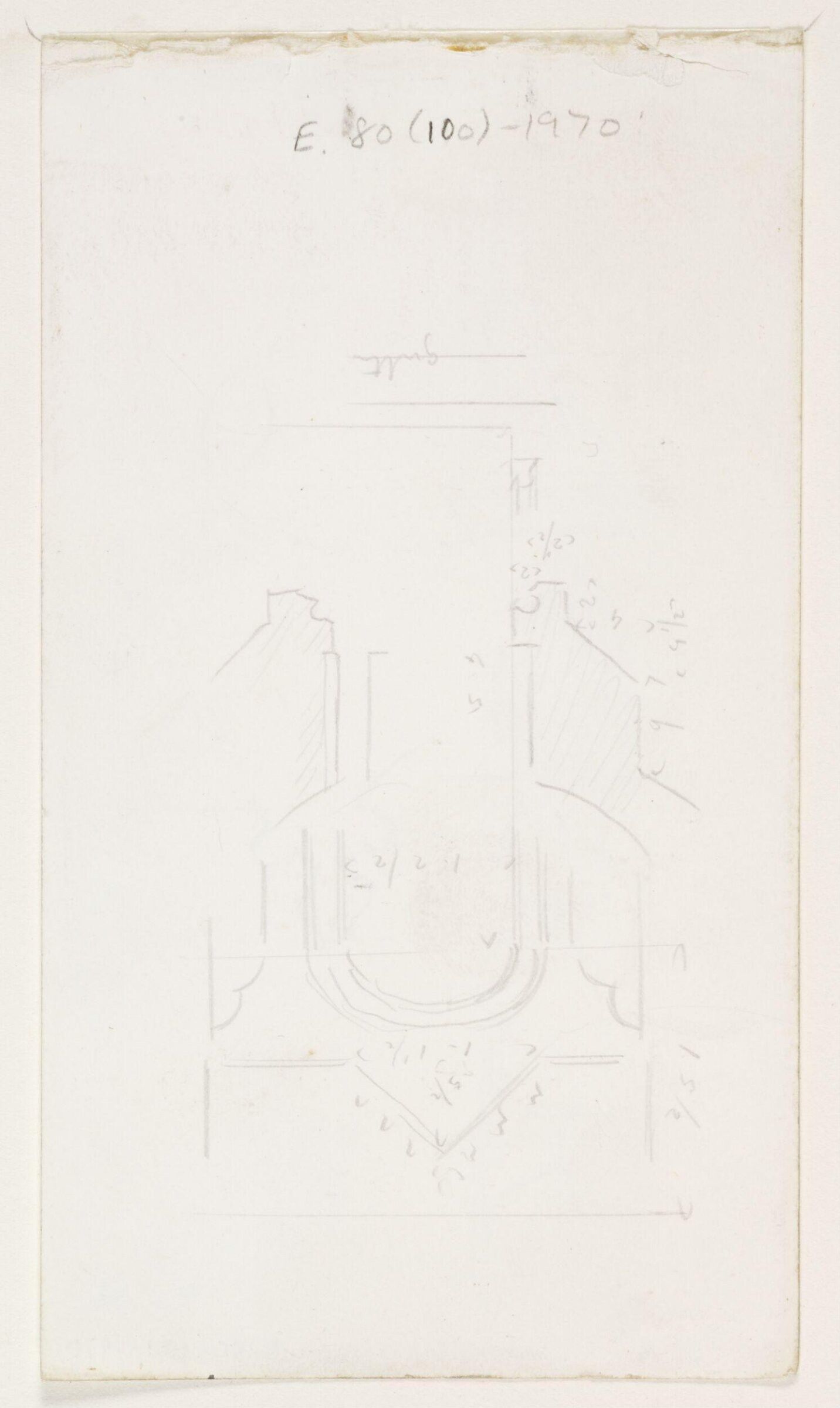 Drawing, A.W.N. Pugin, 1840-52