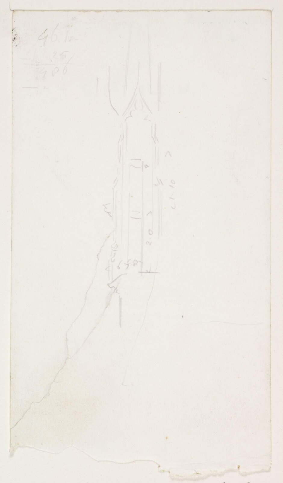 Drawing, A.W.N. Pugin, 1840-52