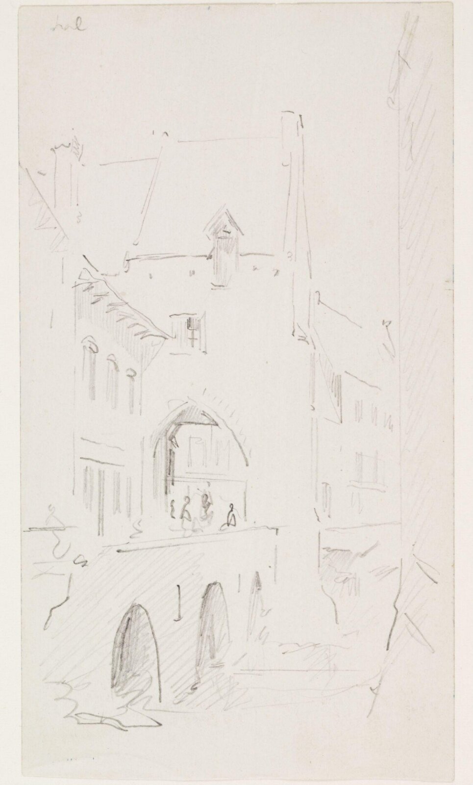 Drawing, A.W.N. Pugin, 1850