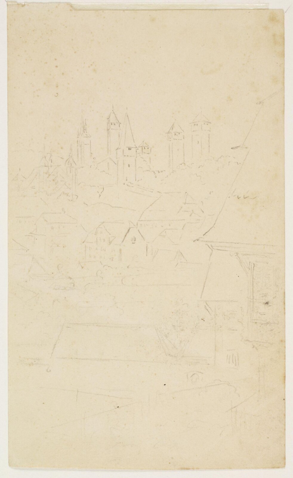 Drawing, A.W.N. Pugin, 1840-52