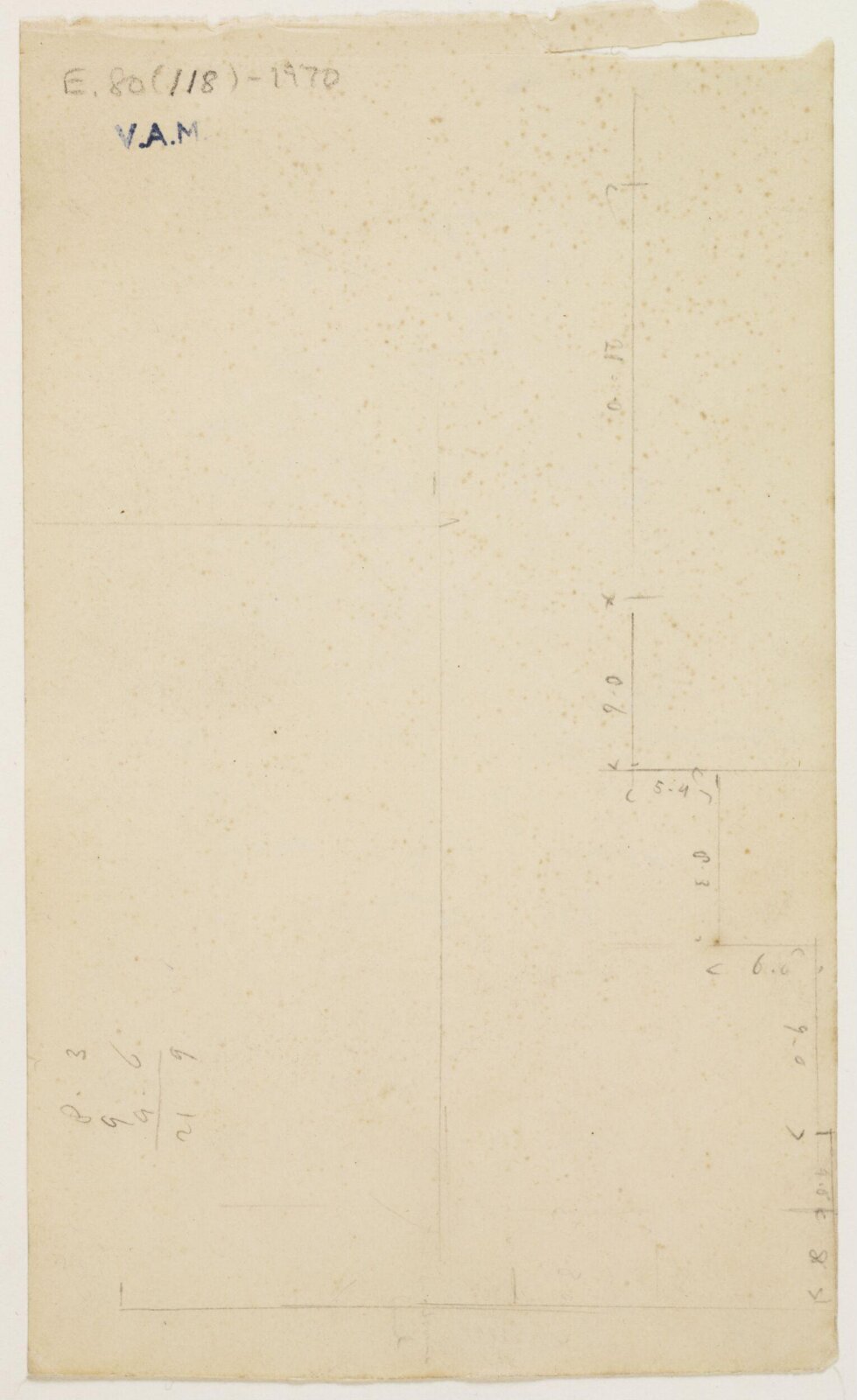 Drawing, A.W.N. Pugin, 1840-52