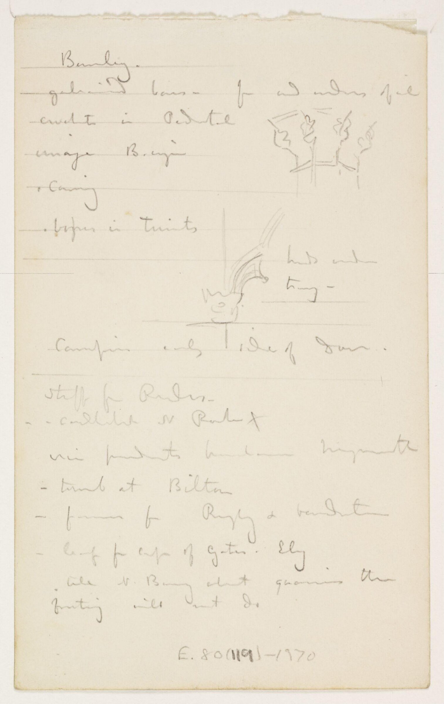 Drawing, A.W.N. Pugin, 1840-52