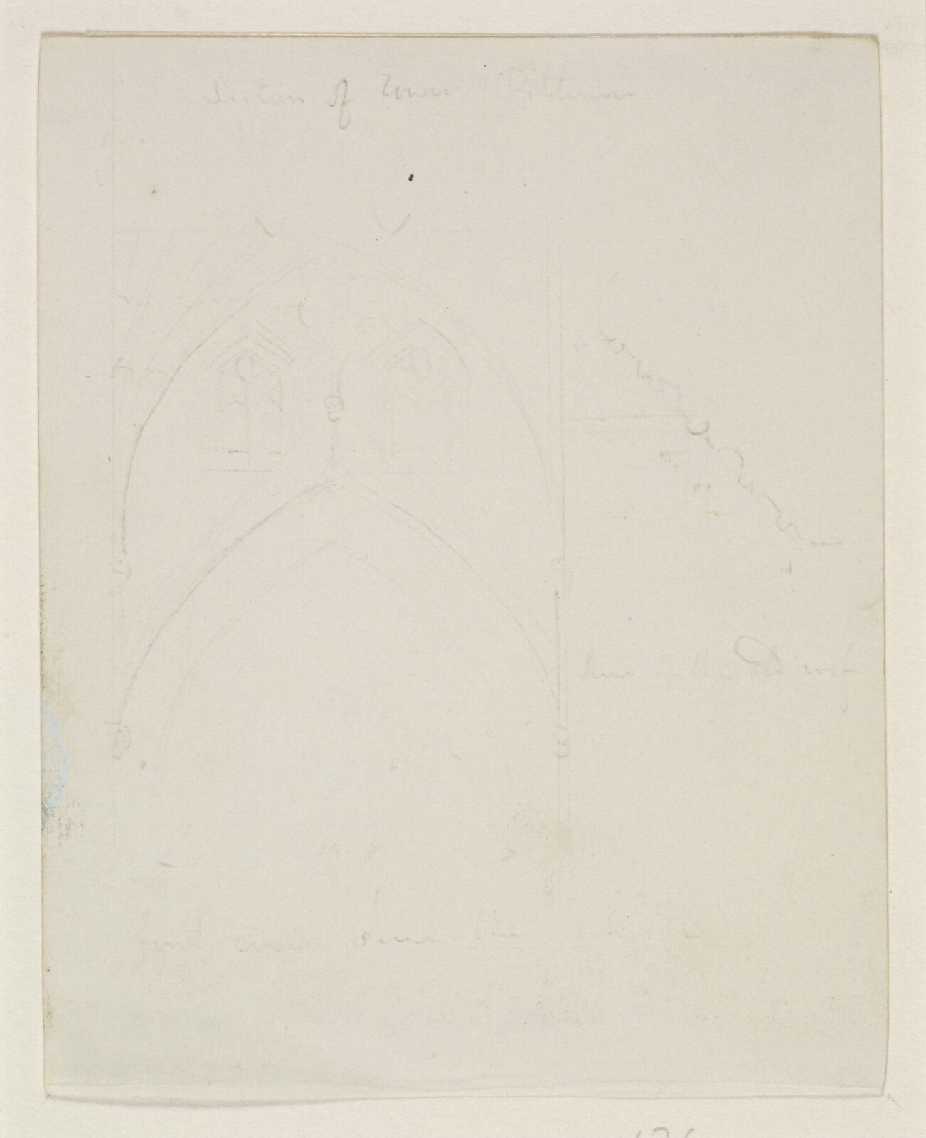 Drawing, A.W.N. Pugin, 1840-52