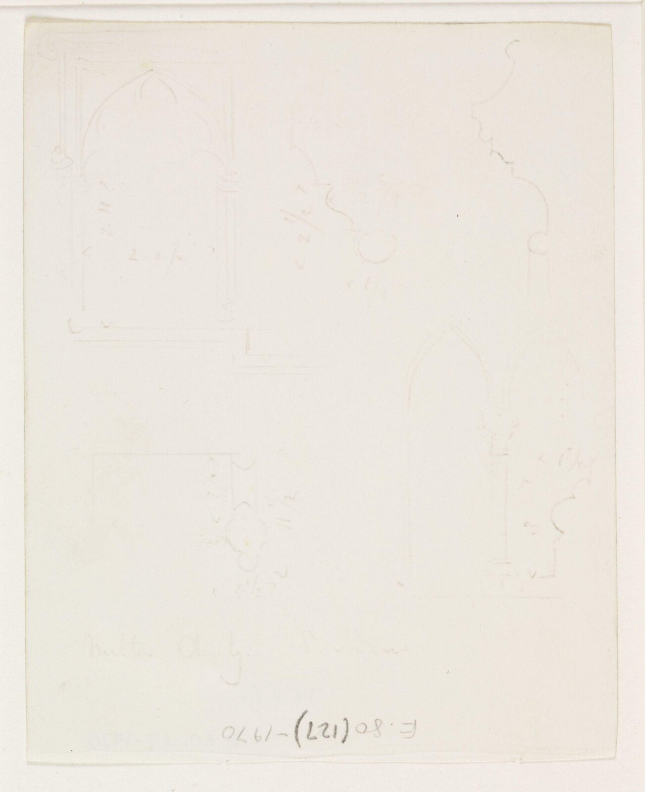 Drawing, A.W.N. Pugin, 1840-52