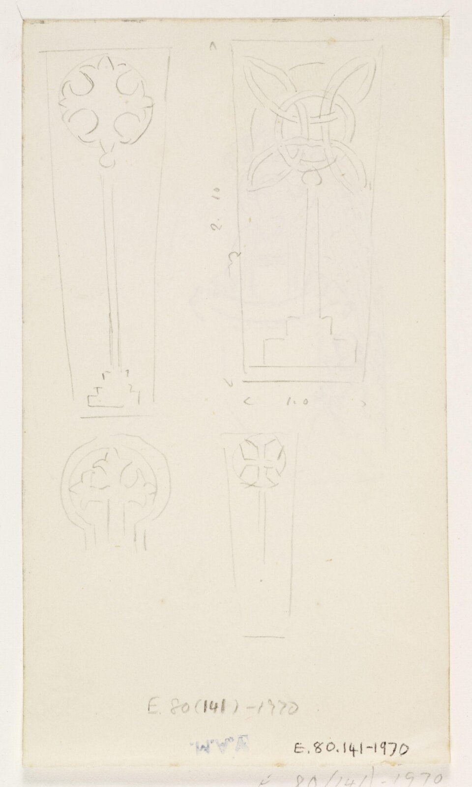Drawing, A.W.N. Pugin, 1840-52