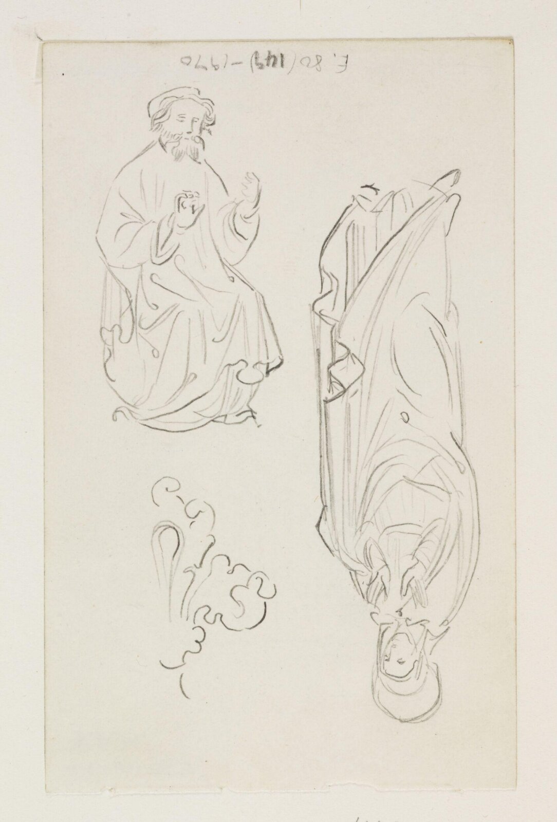 Drawing, A.W.N. Pugin, 1840-52