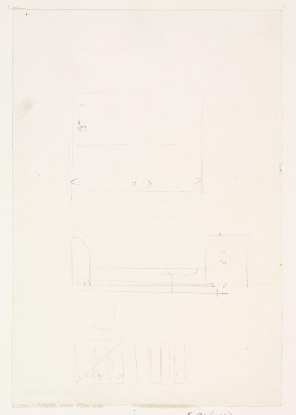 drawing, A.W.N. Pugin, c. 1840-52
