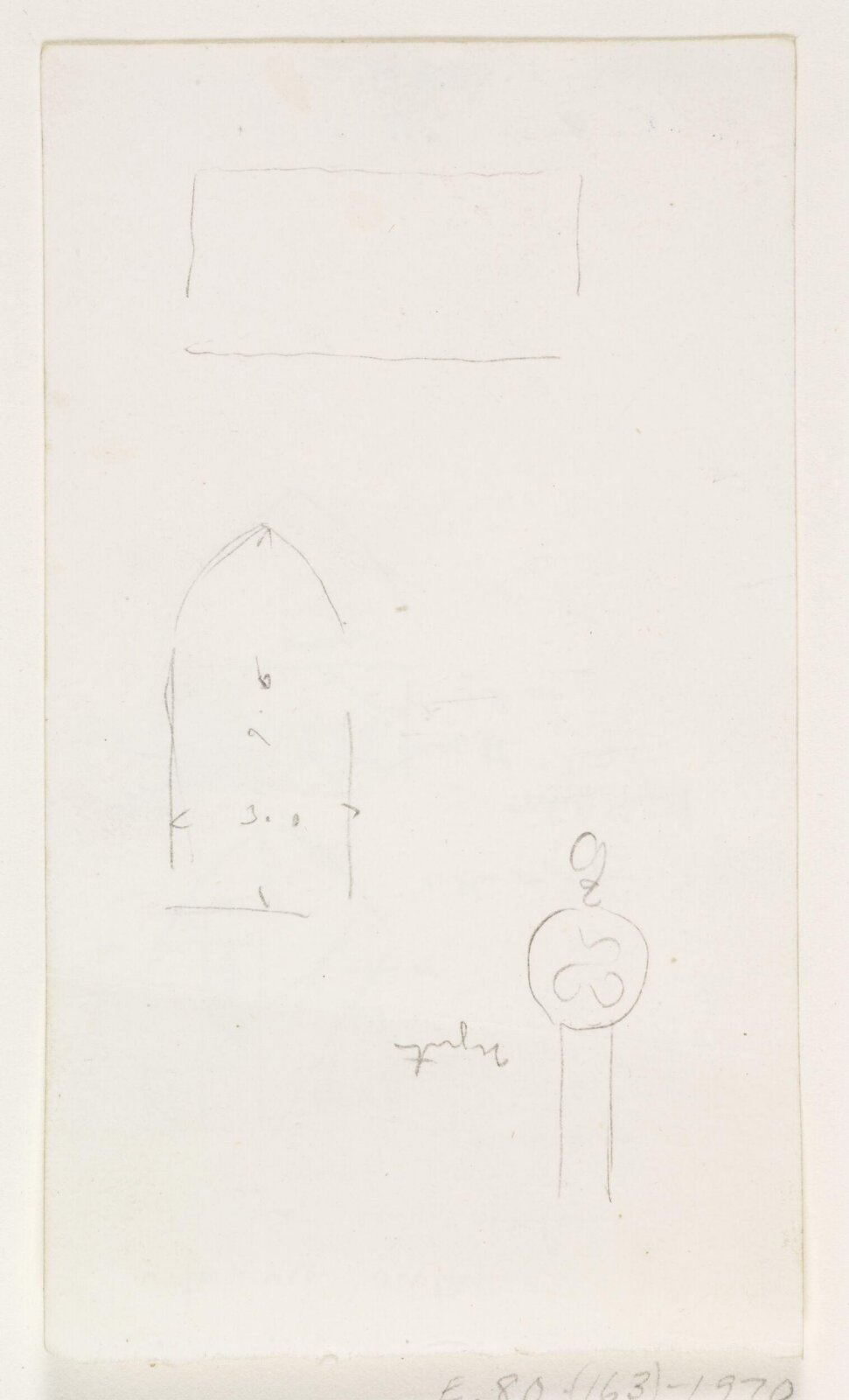 Drawing, A.W.N. Pugin, 1840-52