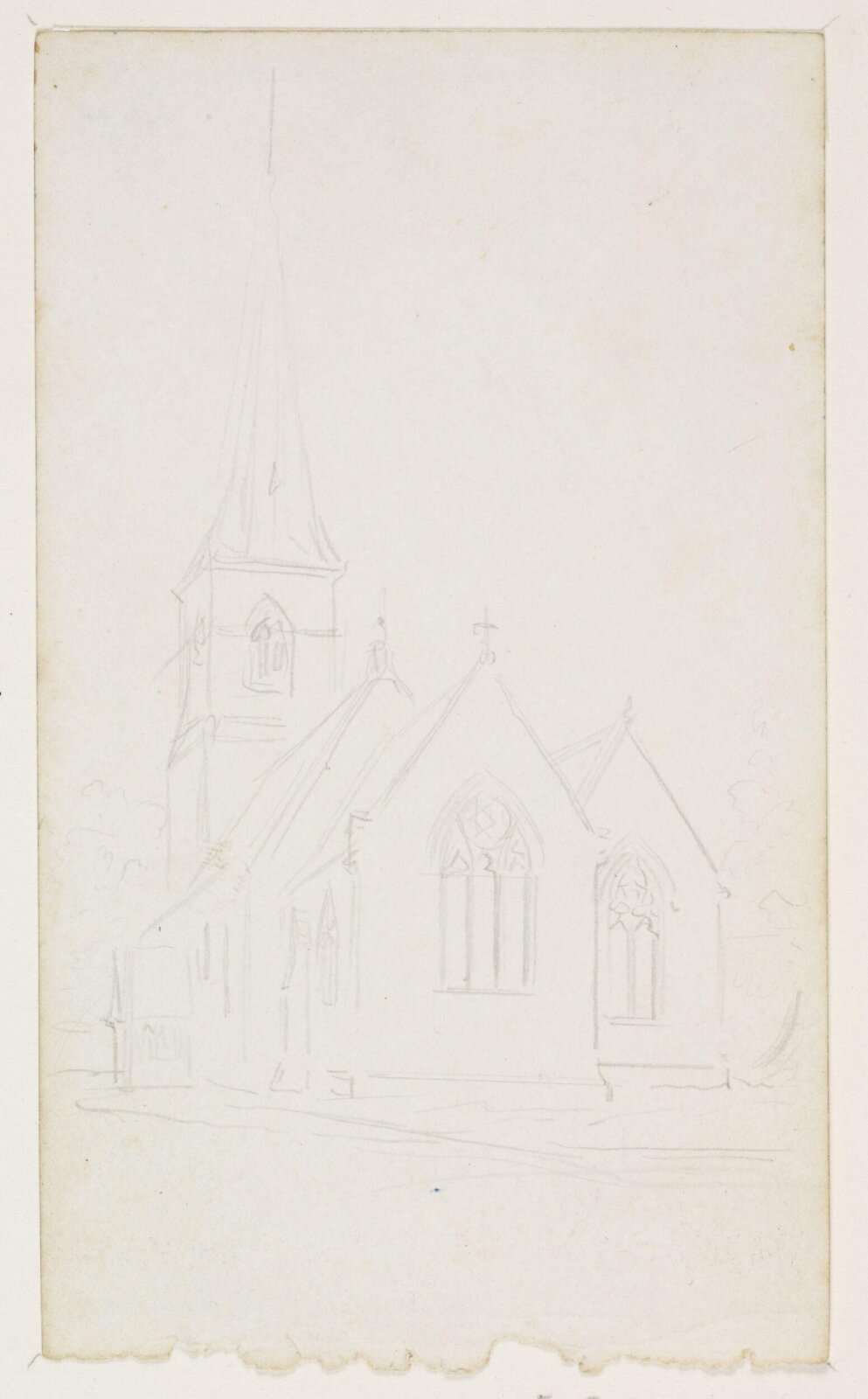 Drawing, A.W.N. Pugin, 1840-52