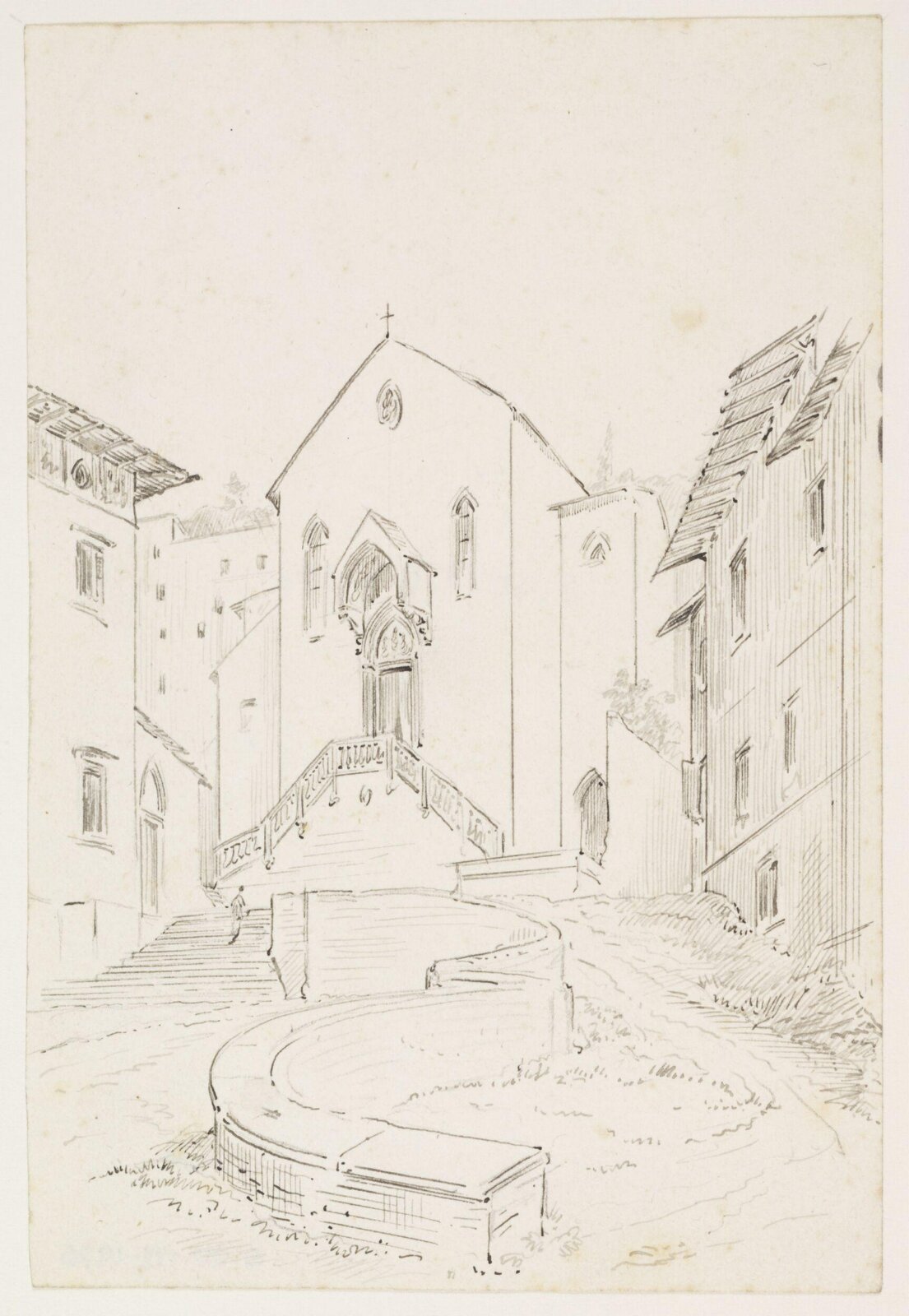 drawing, A.W.N. Pugin, c. 1840-52