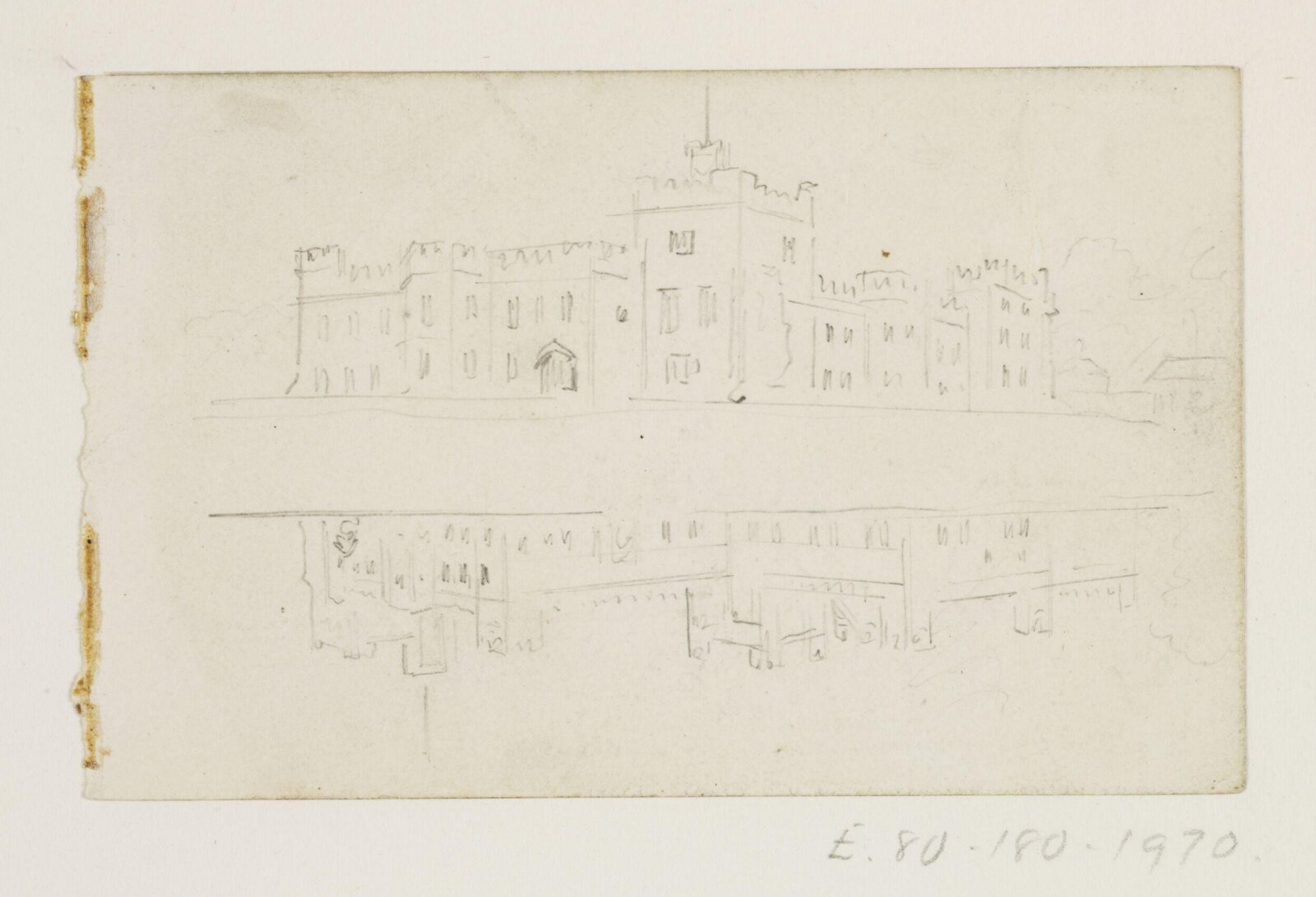 drawing, A.W.N. Pugin, c. 1840-52
