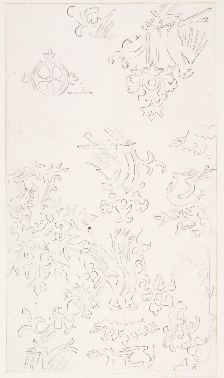 Drawing, A.W.N. Pugin, c. 1839-1852