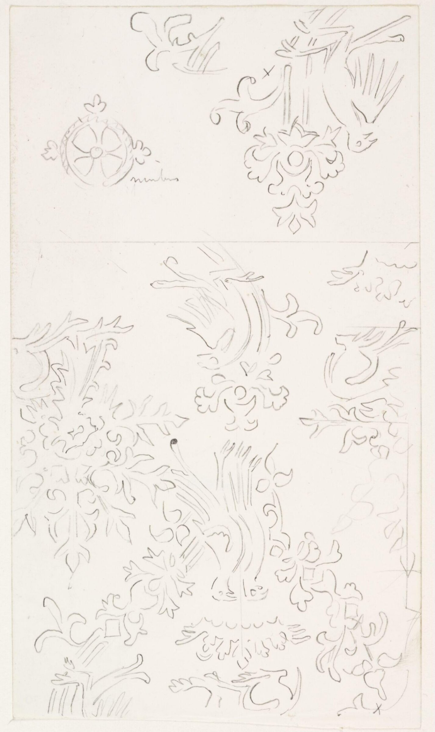 Drawing, A.W.N. Pugin, c. 1839-1852