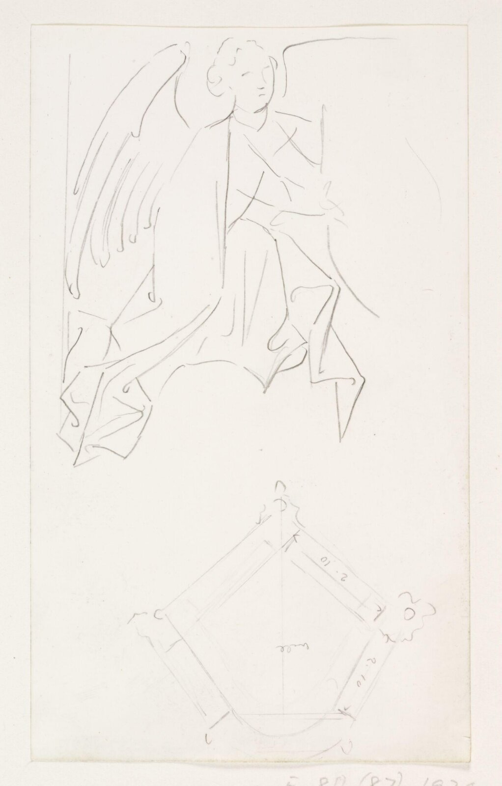 Drawing, A.W.N. Pugin, c. 1839-1852