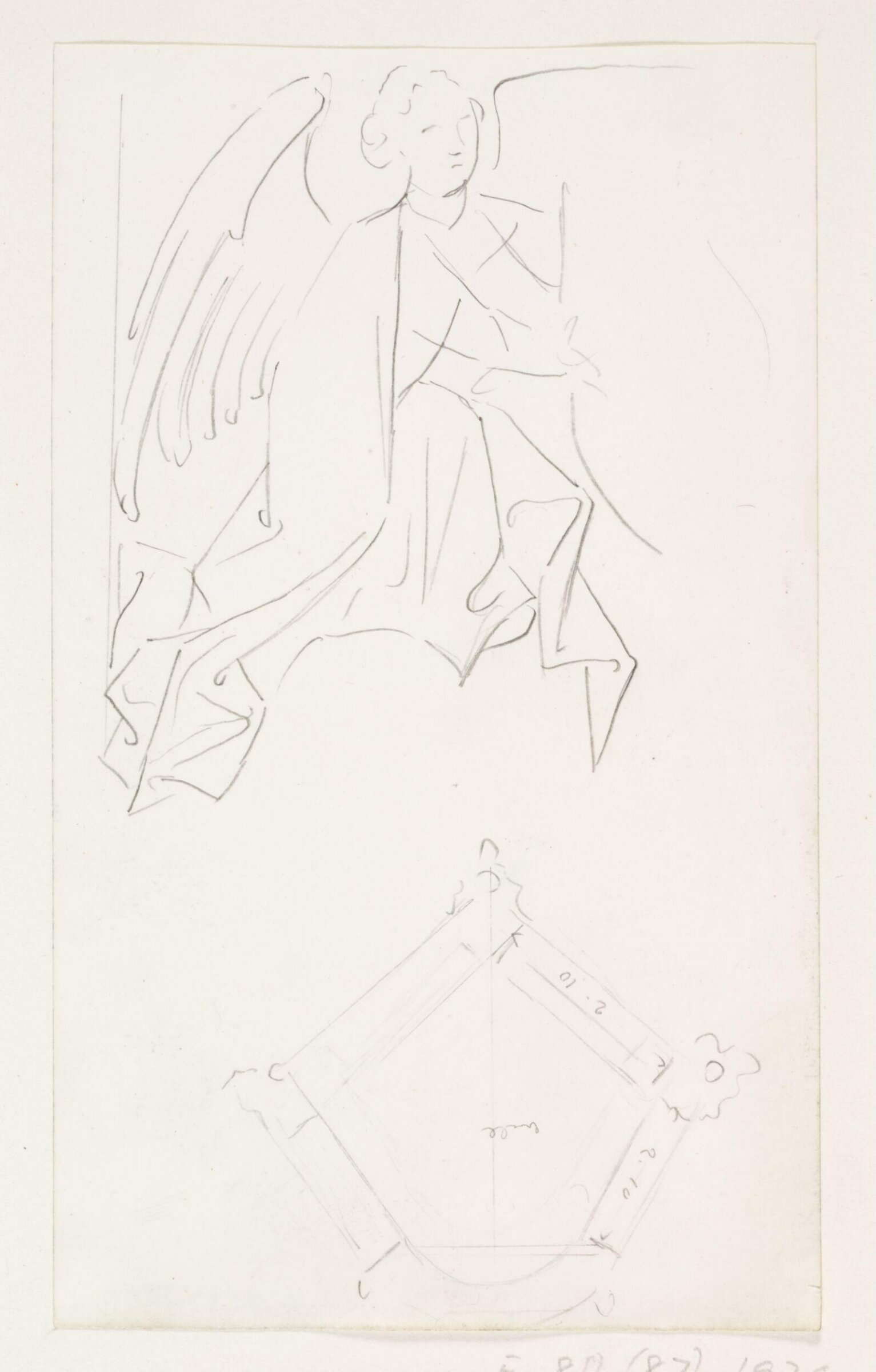 Drawing, A.W.N. Pugin, c. 1839-1852