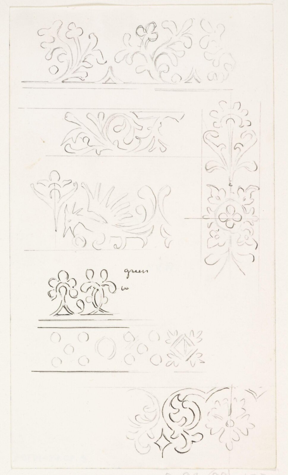 Drawing, A.W.N. Pugin, c. 1839-1852