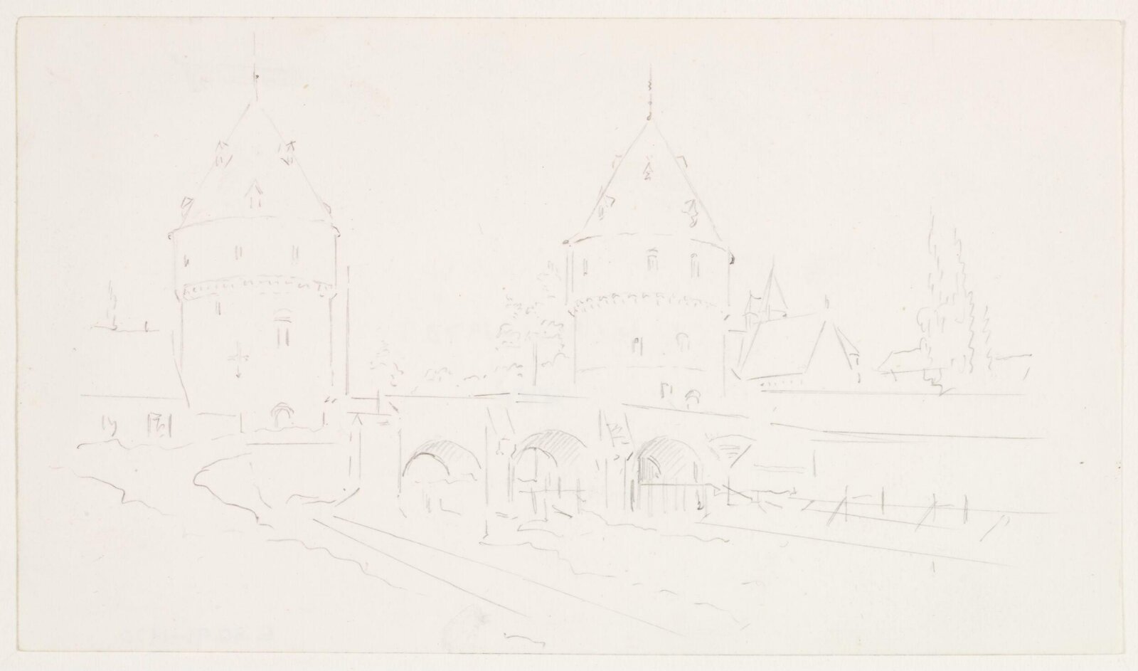 Drawing, A.W.N. Pugin, c. 1839-1852