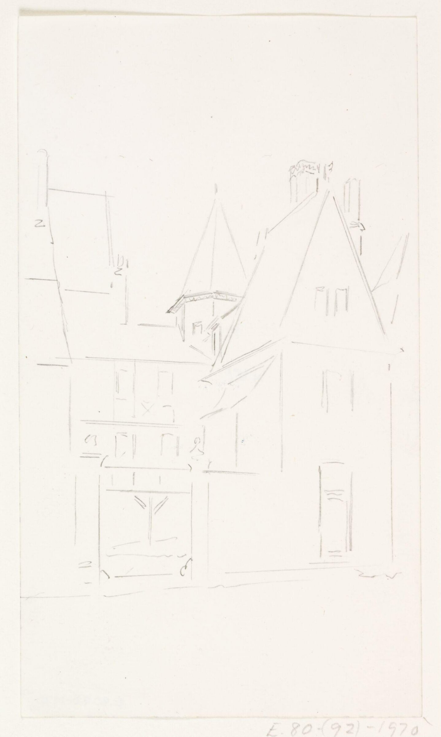 Drawing, A.W.N. Pugin, c. 1839-1852