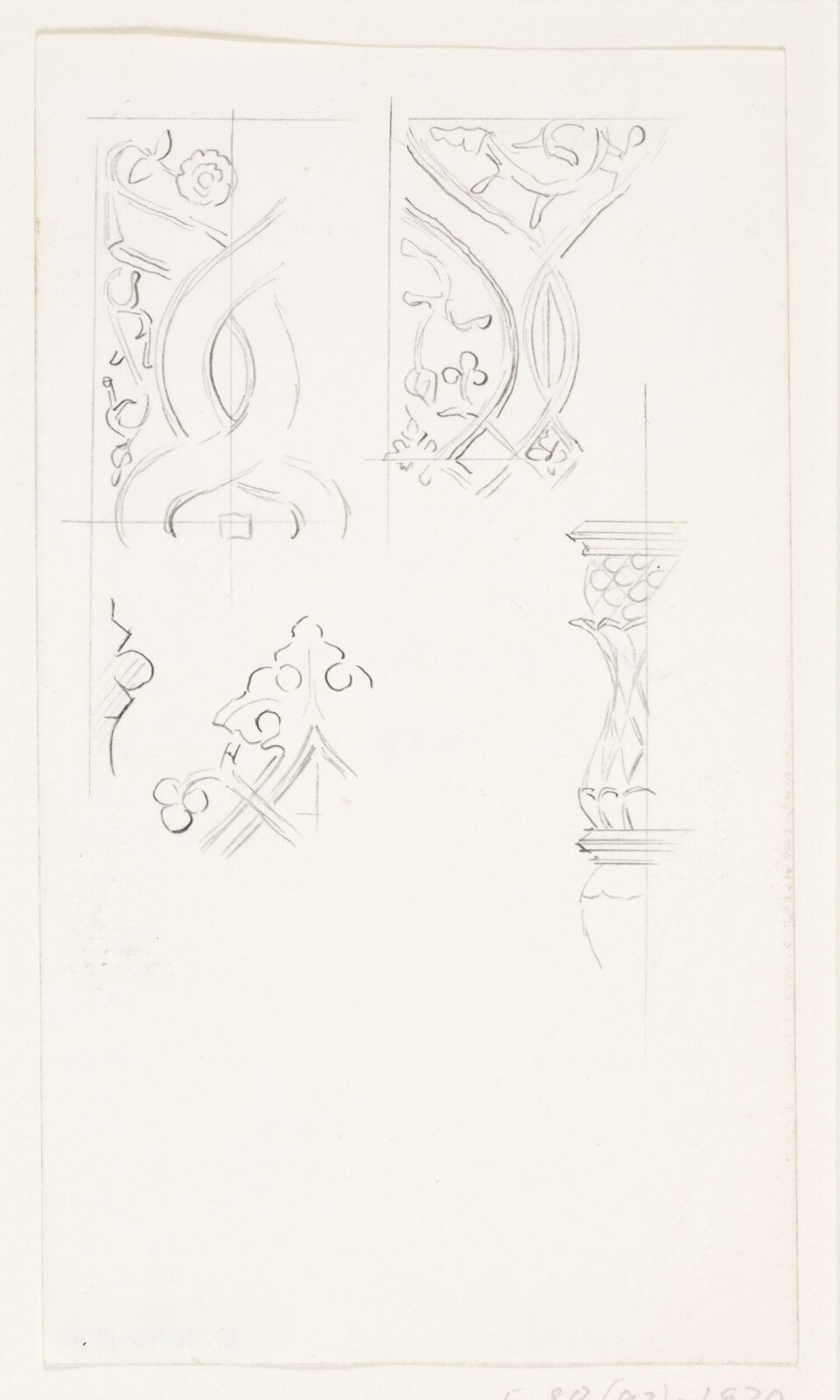 Drawing, A.W.N. Pugin, c. 1839-1852