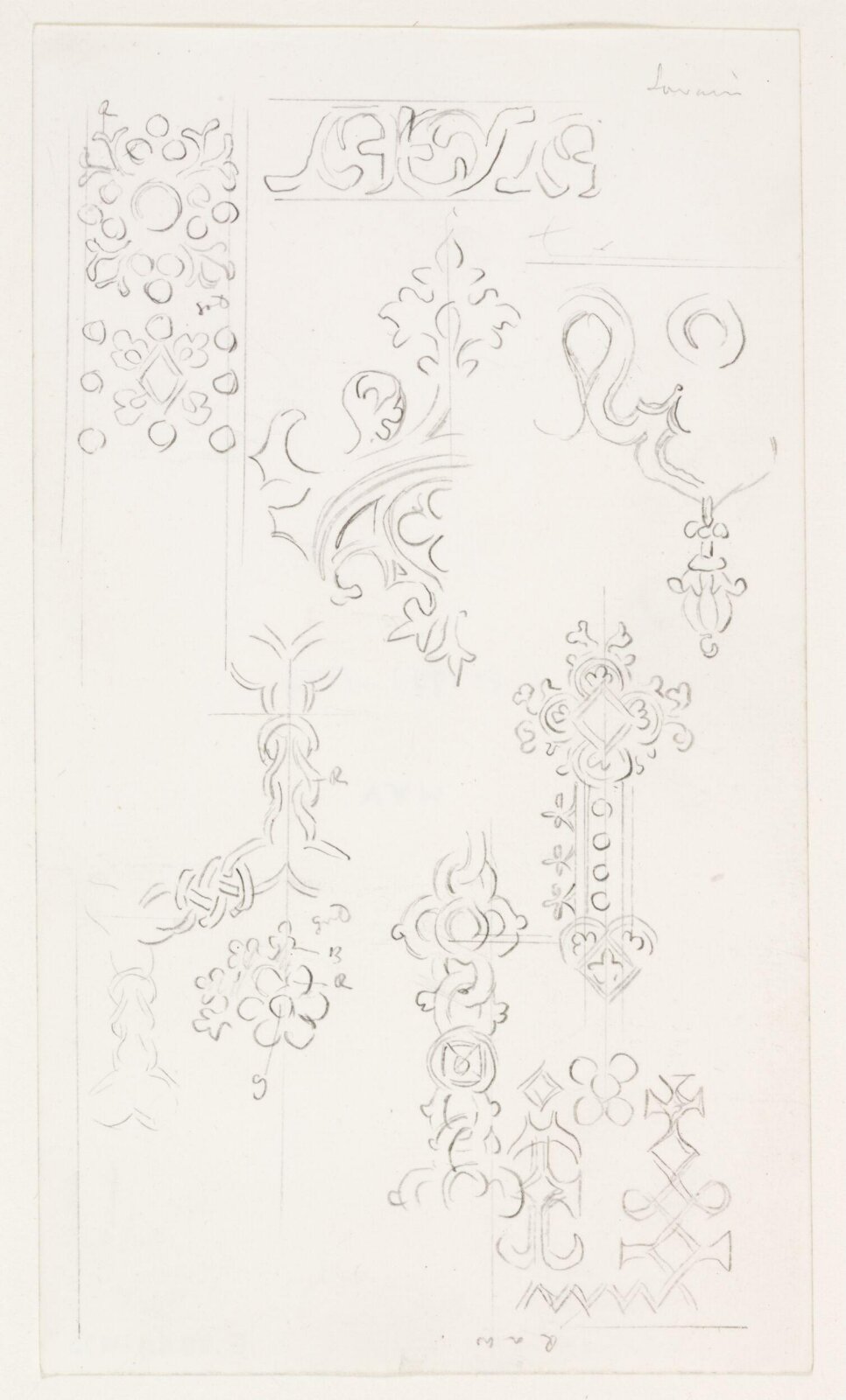 Drawing, A.W.N. Pugin, c. 1839-1852