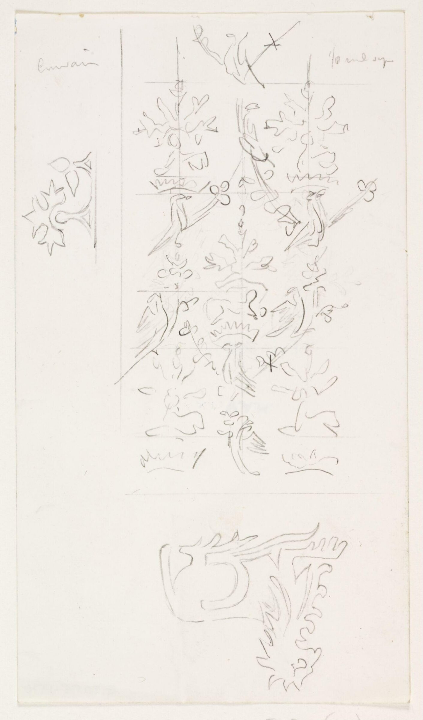 Drawing, A.W.N. Pugin, c. 1839-1852