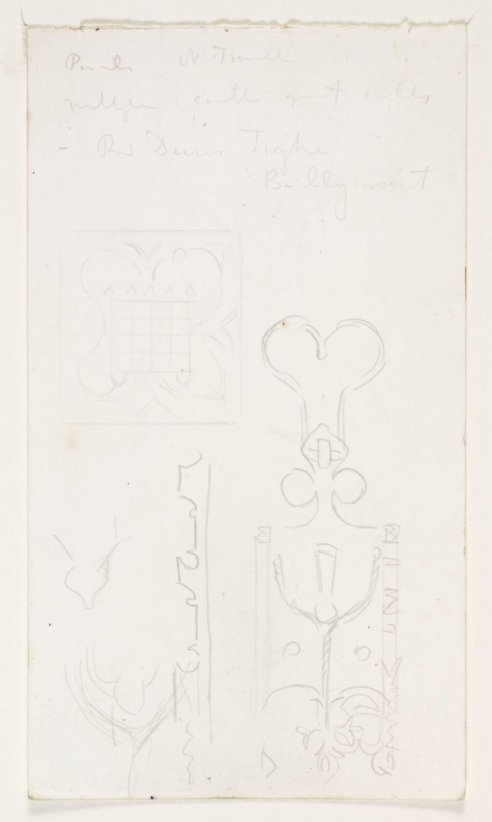 Drawing, A.W.N. Pugin, 1840-52