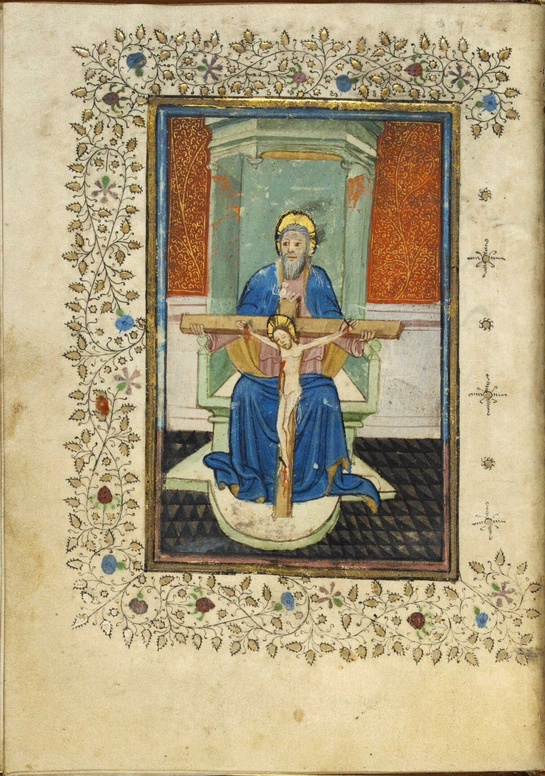 Book of hours, Use of Sarum (the Fincham Book of Hours), in Latin with additions in English