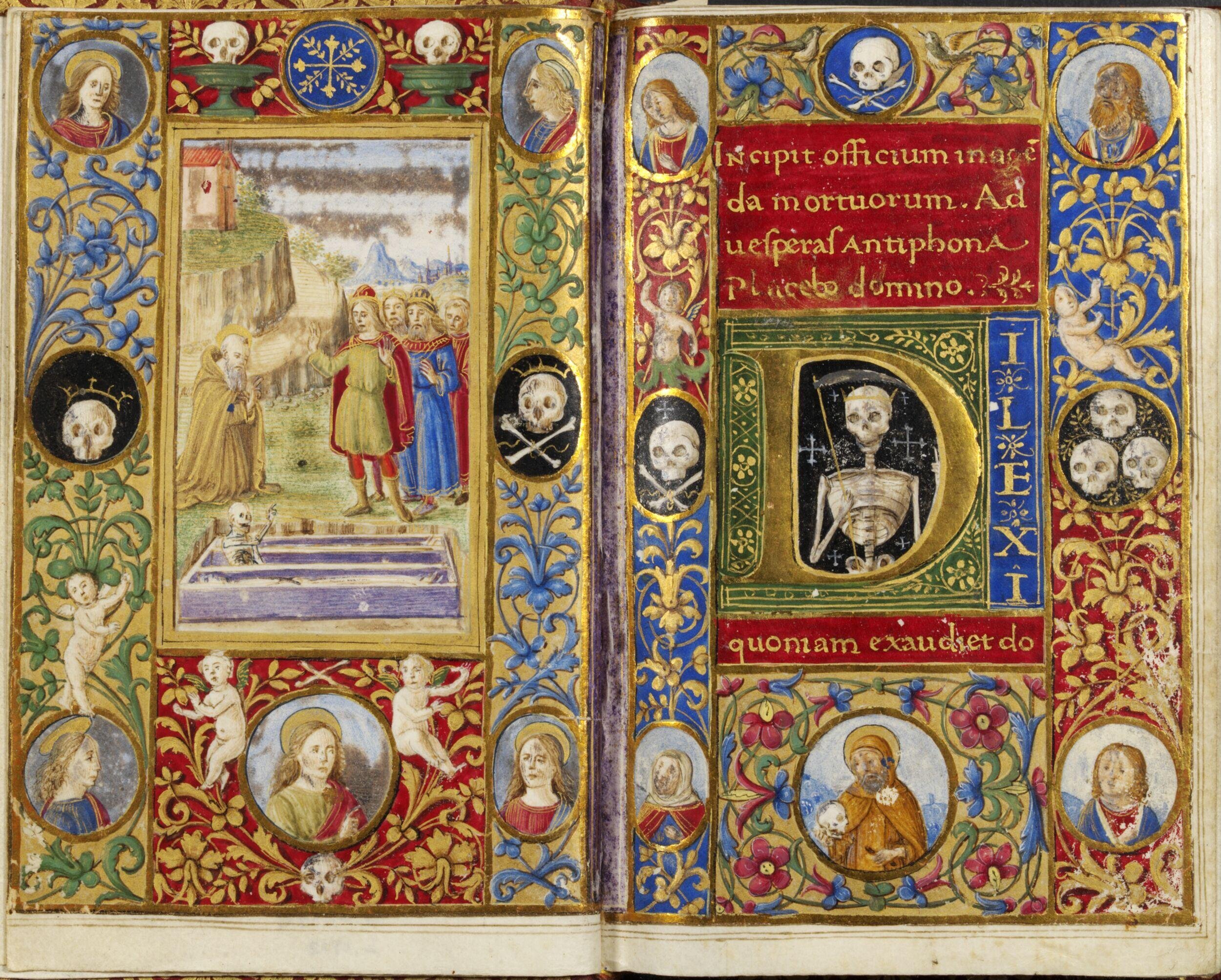 Office of the Dead, probably once part of a Book of Hours