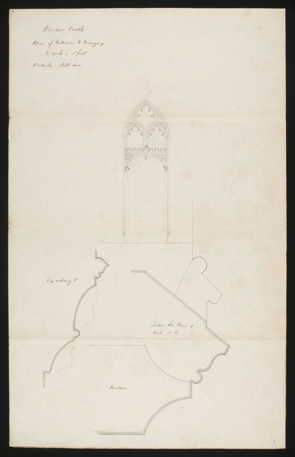 Drawing, Edward Blore, c. 1840s