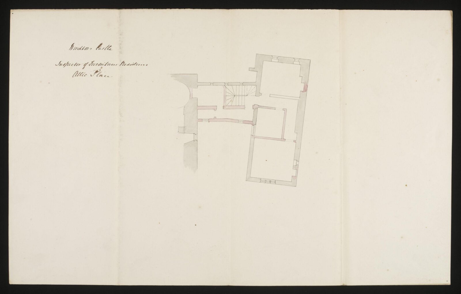 Drawing, Edward Blore, c. 1840s